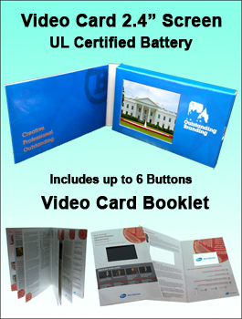 Video Card - 2.4 inch Screen - UL Certified Battery